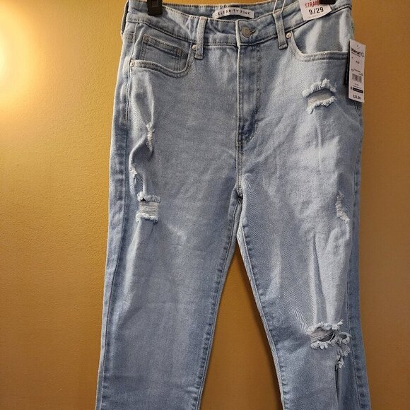 NWT Celebrity Pink Distressed Jeans - Picture 1 of 7